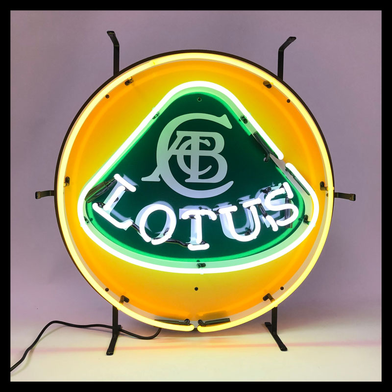 Outdoor Lighting Uk - ป้ายไฟนีออนรูปดอกบัวสำหรับร้านค้า Lotus UK Esprit Auto Car