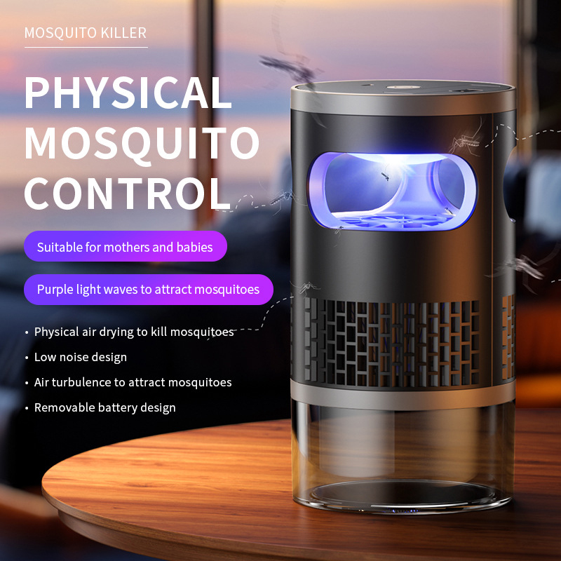 Outdoor Lighting Wireless - ไฟไล่ยุงไร้สาย แบบเงียบ ชาร์จไฟได้ด้วย Type-C ดักยุงแบบดูด ฆ่ายุง