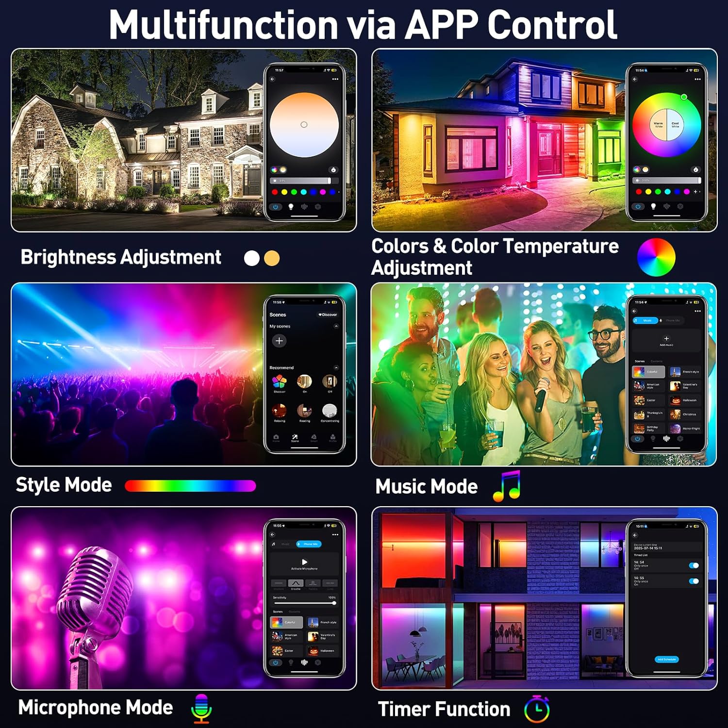 ไฟสปอตไลท์ LED RGB 50/72W พร้อ - Outdoor Lighting Uk บทวิจารณ์และราคา