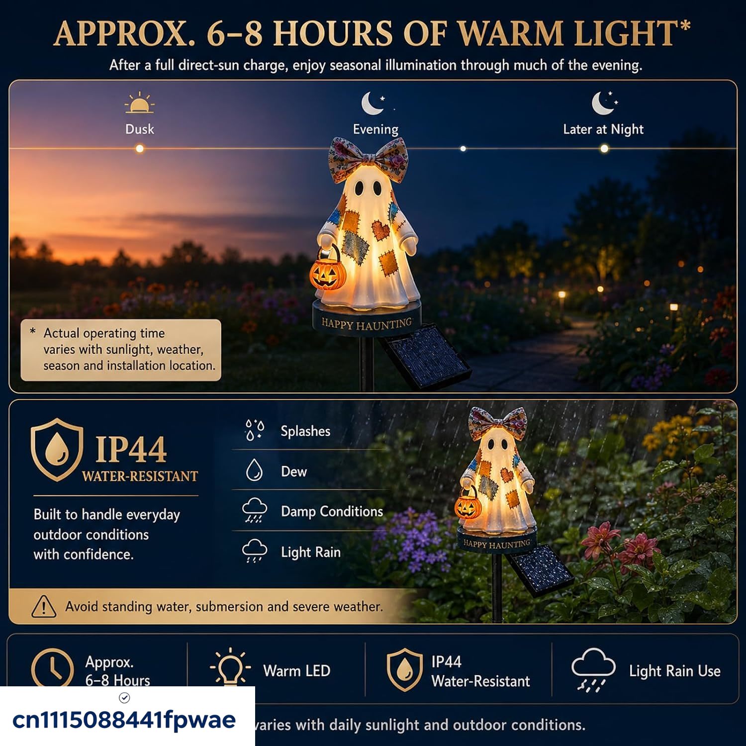 ของตกแต่งฮาโลวีนพลังงานแสงอาทิ - Outdoor Lighting Pathway บทวิจารณ์และราคา