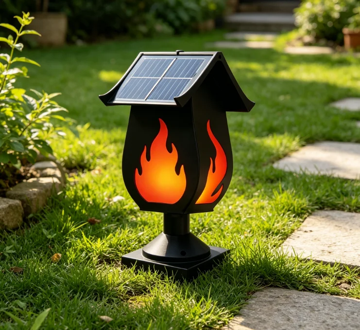 ไฟส่องเสาพลังงานแสงอาทิตย์ ไฟจ - Outdoor Lighting Waterproof บทวิจารณ์และราคา