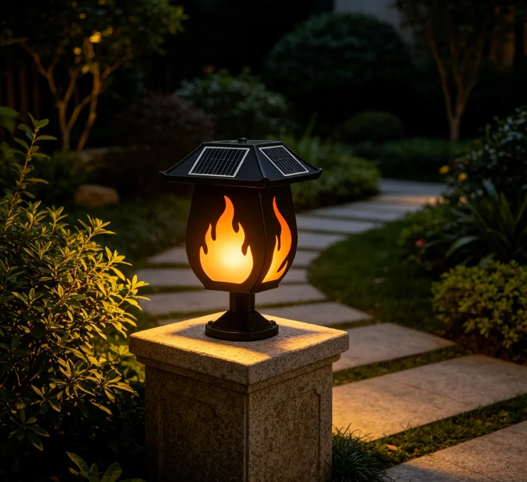 ไฟส่องเสาพลังงานแสงอาทิตย์ ไฟจ - Outdoor Lighting Waterproof บทวิจารณ์และราคา