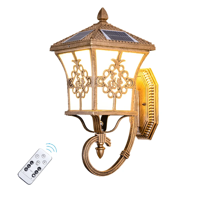 โคมไฟพลังงานแสงอาทิตย์สไตล์ยุโ - Outdoor Lighting Waterproof บทวิจารณ์และราคา