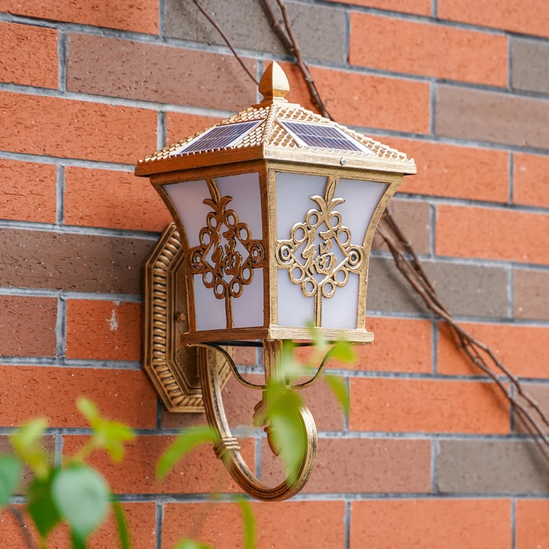 โคมไฟพลังงานแสงอาทิตย์สไตล์ยุโ - Outdoor Lighting Waterproof บทวิจารณ์และราคา