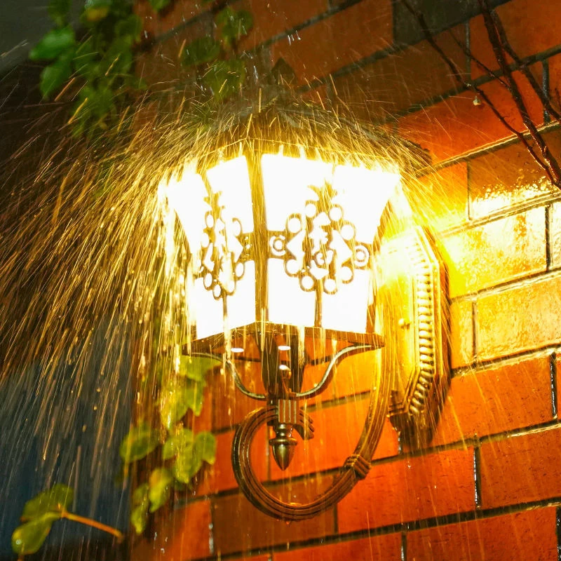 โคมไฟพลังงานแสงอาทิตย์สไตล์ยุโ - Outdoor Lighting Waterproof บทวิจารณ์และราคา