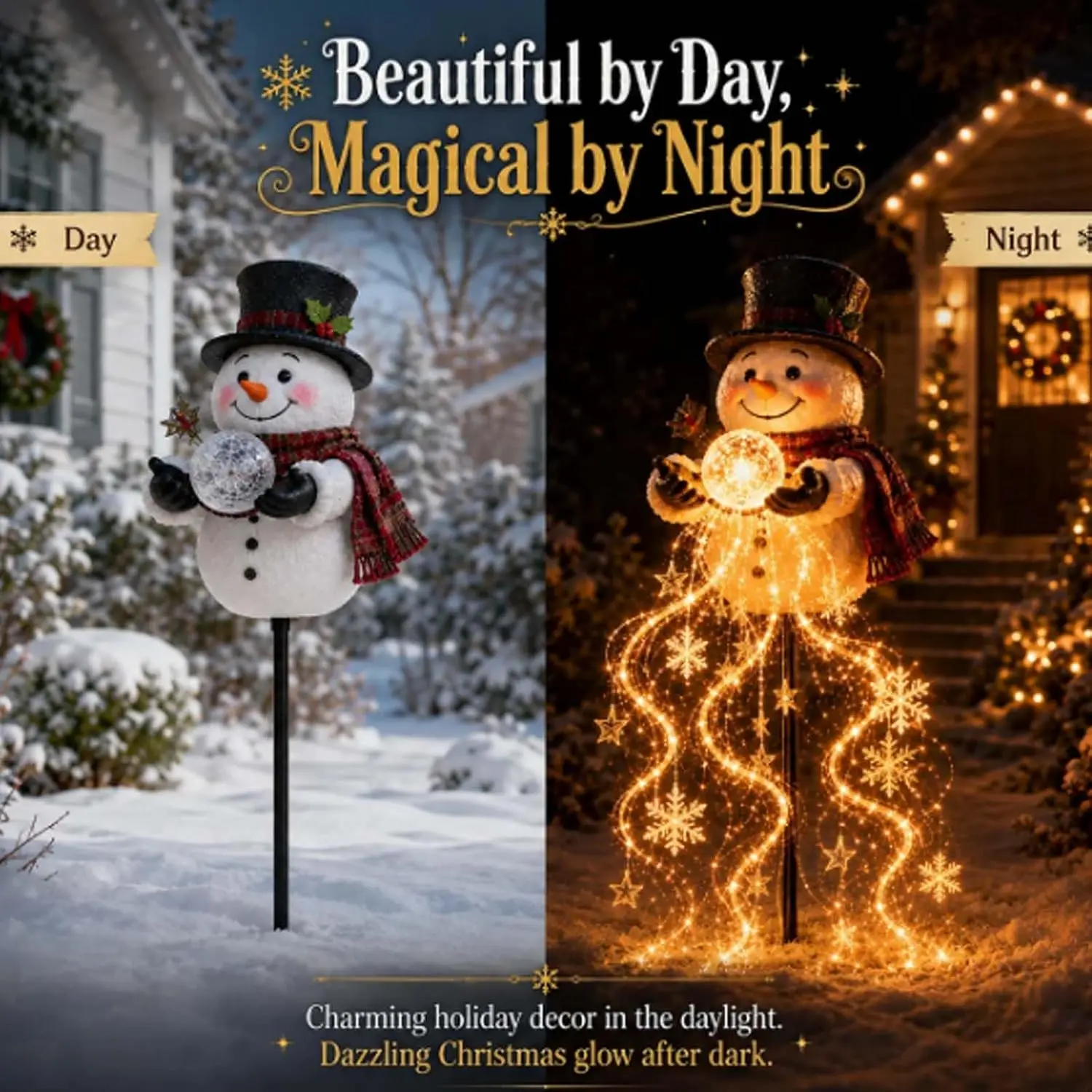 ไฟประดับรูปซานตาคลอสและมนุษย์ห - Outdoor Lighting Pathway บทวิจารณ์และราคา
