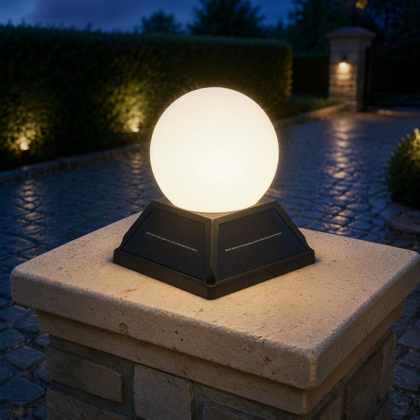 ไฟหัวเสาโซลาร์เซลล์ พร้อมรีโมท - Outdoor Lighting Wireless บทวิจารณ์และราคา