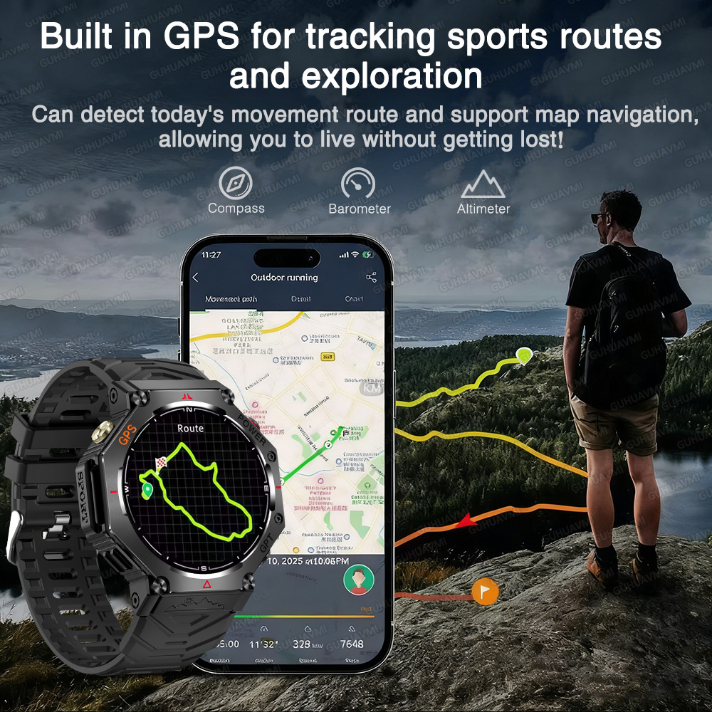สมาร์ทวอทช์ X-sports สำหรับผู้ - Outdoor Lighting Track บทวิจารณ์และราคา