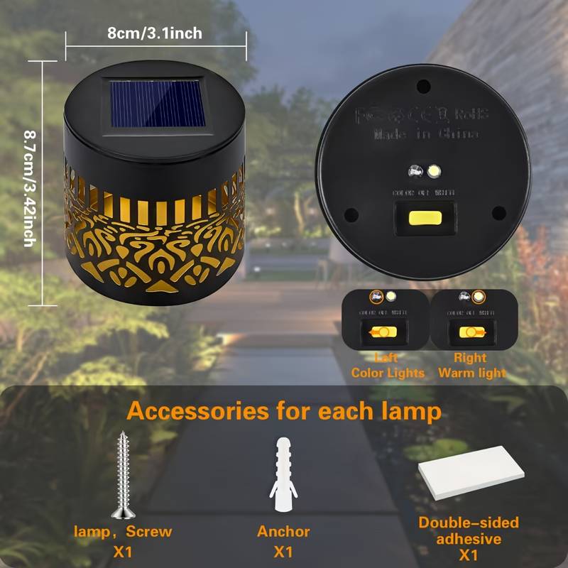 ชุดโคมไฟสวนพลังงานแสงอาทิตย์ 2 - Outdoor Lighting Ip65 บทวิจารณ์และราคา