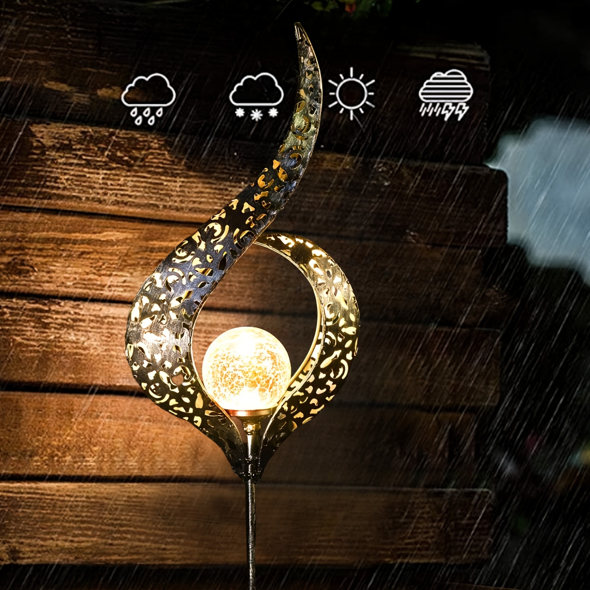 โคมไฟพลังงานแสงอาทิตย์สำหรับตก - Outdoor Lighting Pathway บทวิจารณ์และราคา