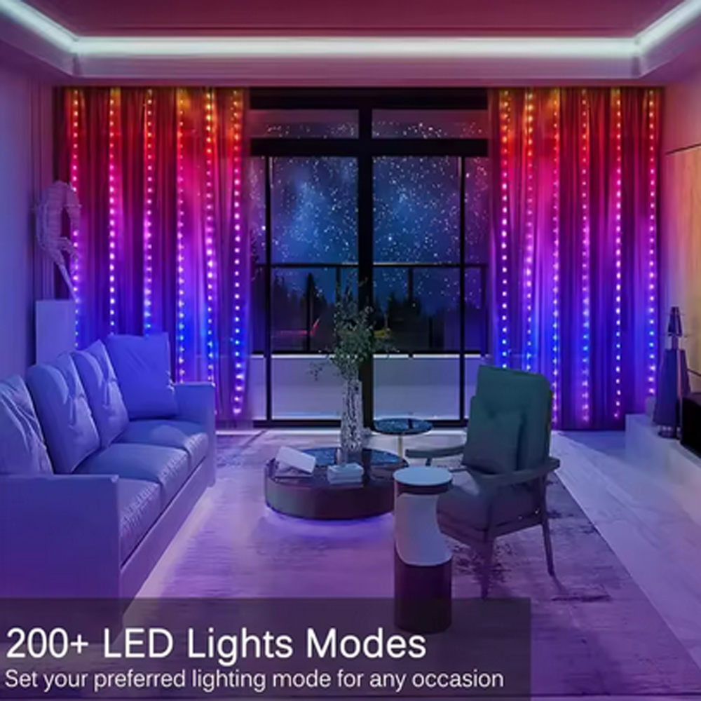 3M RGB สมาร์ทไฟ LED ผ้าม่านตกแ - Outdoor Lighting Effects บทวิจารณ์และราคา
